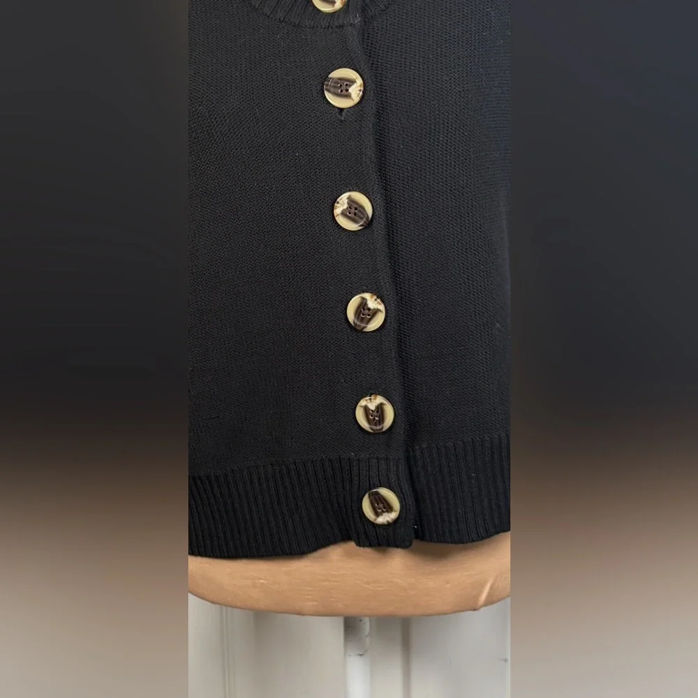 QUINCE 100% Organic Cotton Cropped Cardigan Size Small - Picture 10 of 14